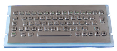 شكل مضغوط لوحة المفاتيح الصناعية معدنية صغيرة / الوعرة كشك لوحة المفاتيح IP65