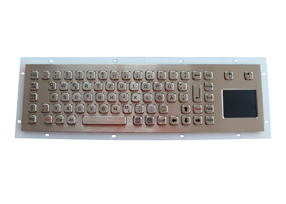 لوحة مفاتيح صناعية ذات ضربات طويلة قابلة للتخصيص مع لوحة لمس ، ثقوب متصاعدة